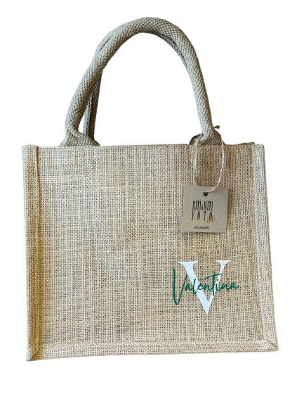 Borsa Juta personalizzata con foto - Riti&Miti Foto Lab